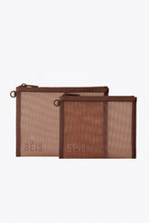 The Mesh Pouch Duo in Maple